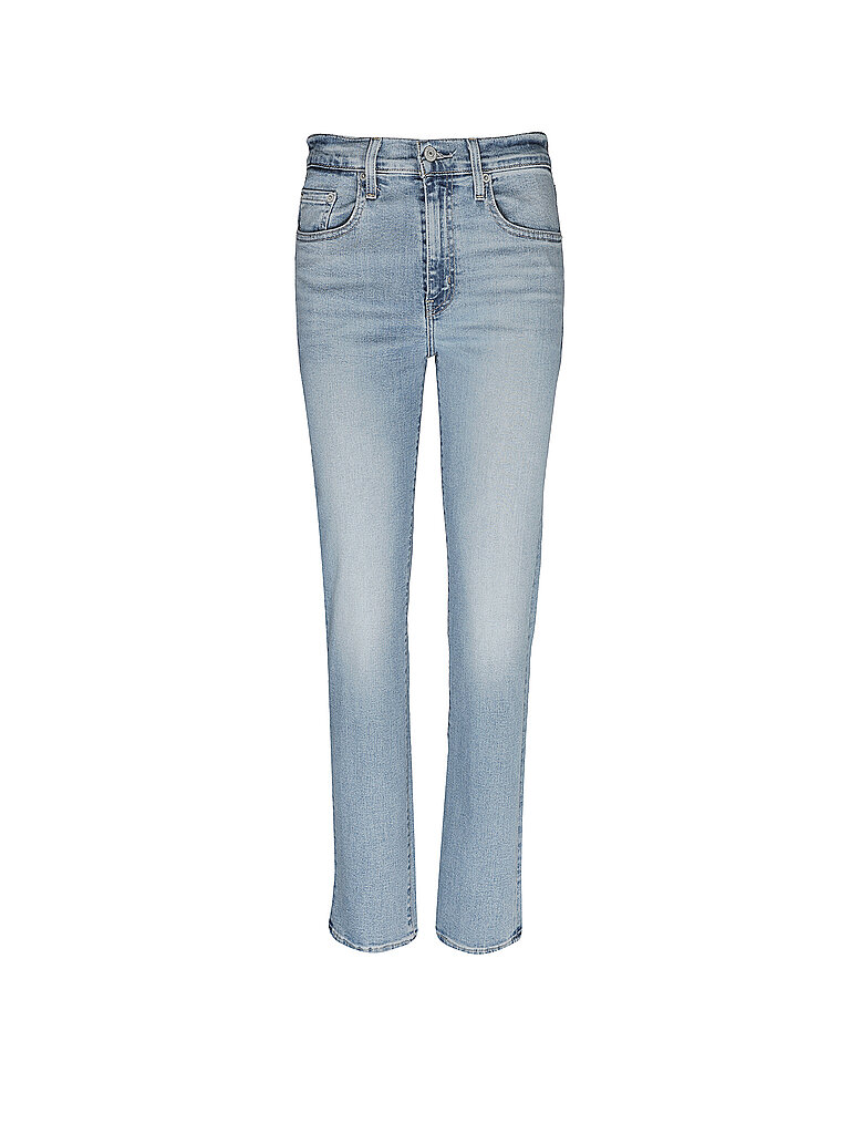 LEVI'S® Highwaist Jeans Straight Fit 724 hellblau | 32/L32