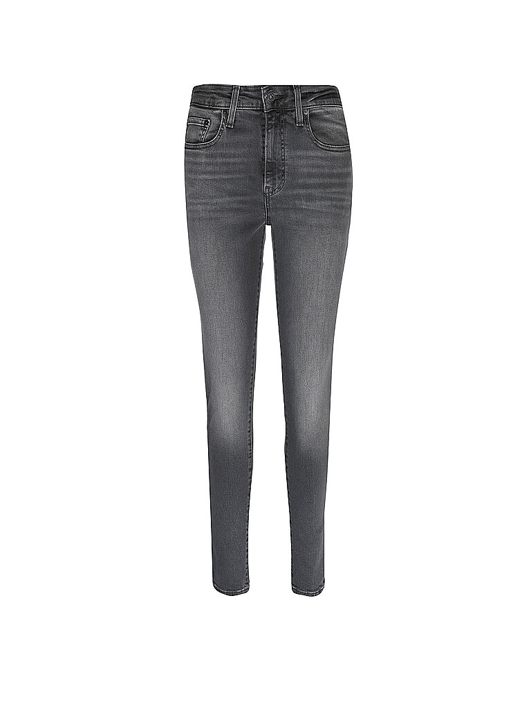 Levi's Damen Jeanshose 721 mit Stretch-Anteil, Skinny Fit, Schwarz (Clear Way), W25/L30