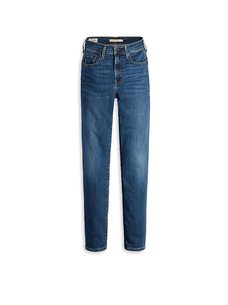 LEVI'S® Highwaist Jeans Straight Fit 724 dunkelblau | 28/L30