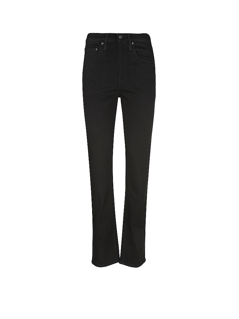LEVI'S® Jeans 724 HIGH RISE STRAIGHT schwarz | 26/L30