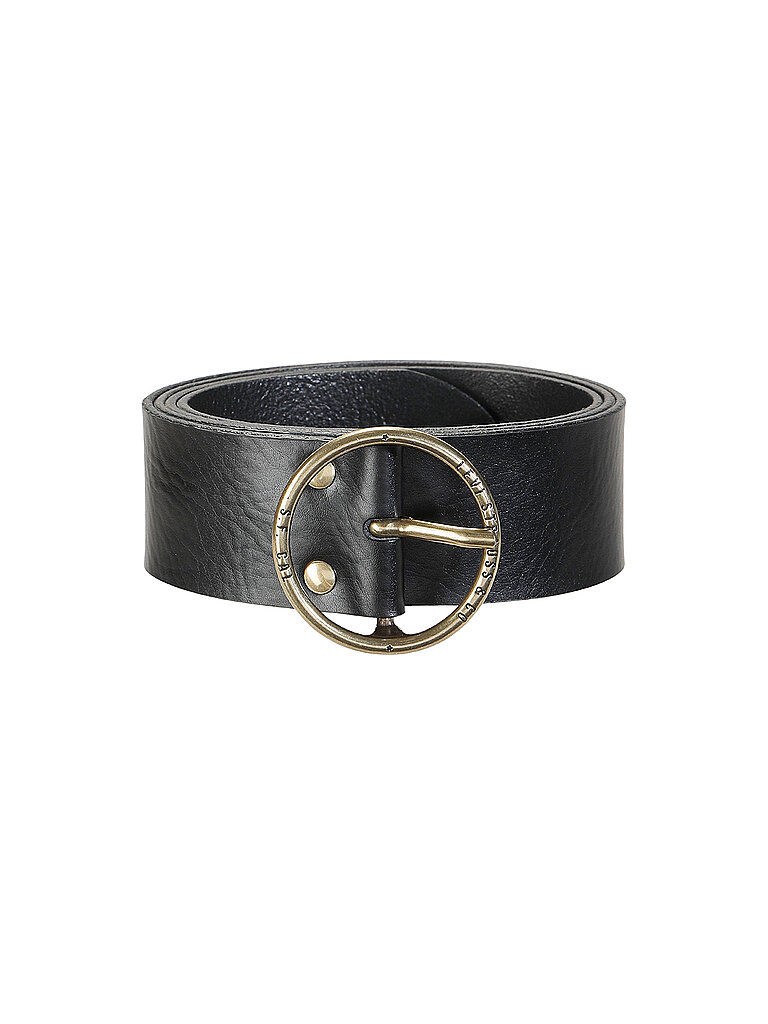 LEVI'S® Ledergürtel ATHENA CAVIAR TRICOT schwarz | 100