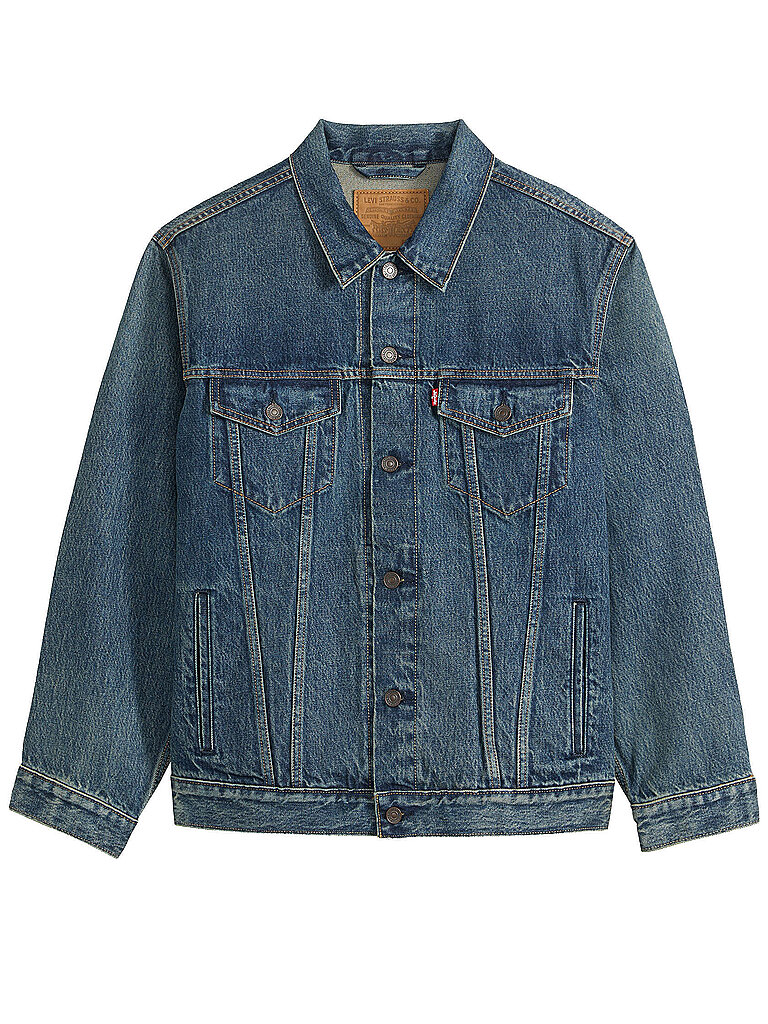 LEVI'S® Jeansjacke Relaxed Fit dunkelblau | S