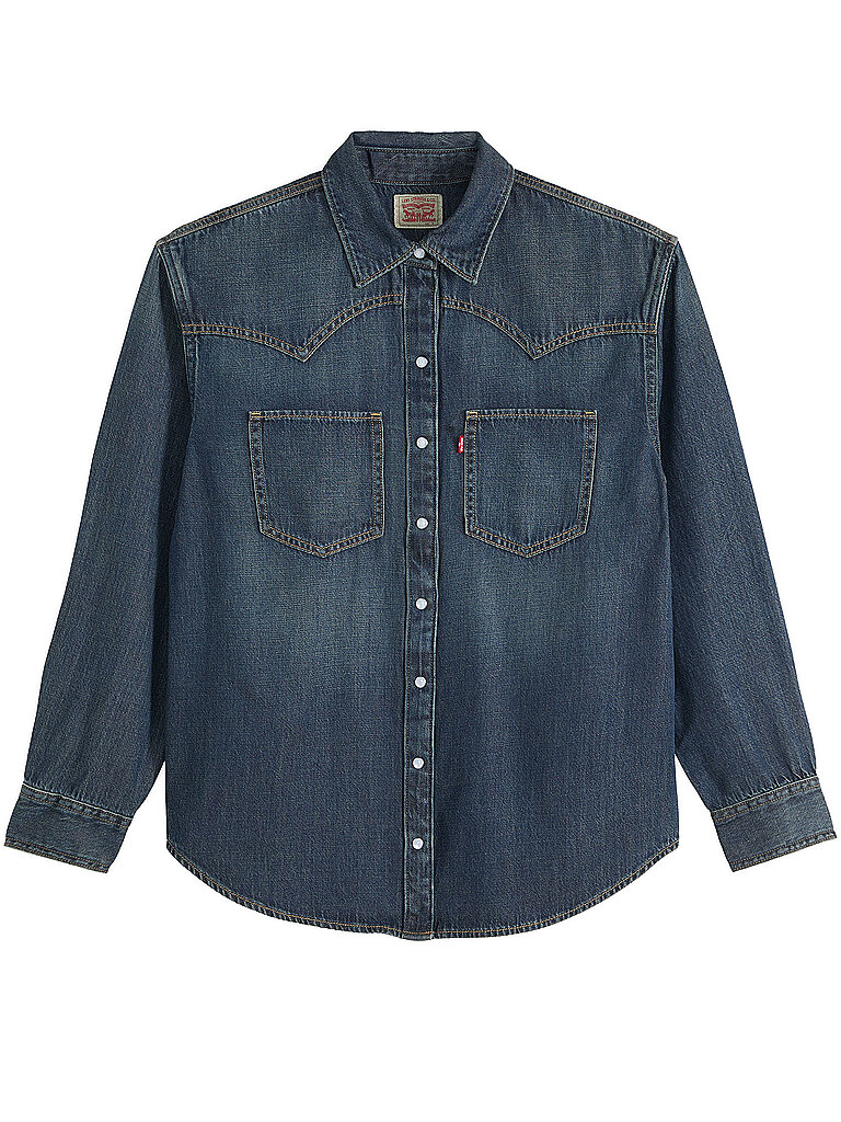 LEVI'S® Jeansbluse TEODORA dunkelblau | M
