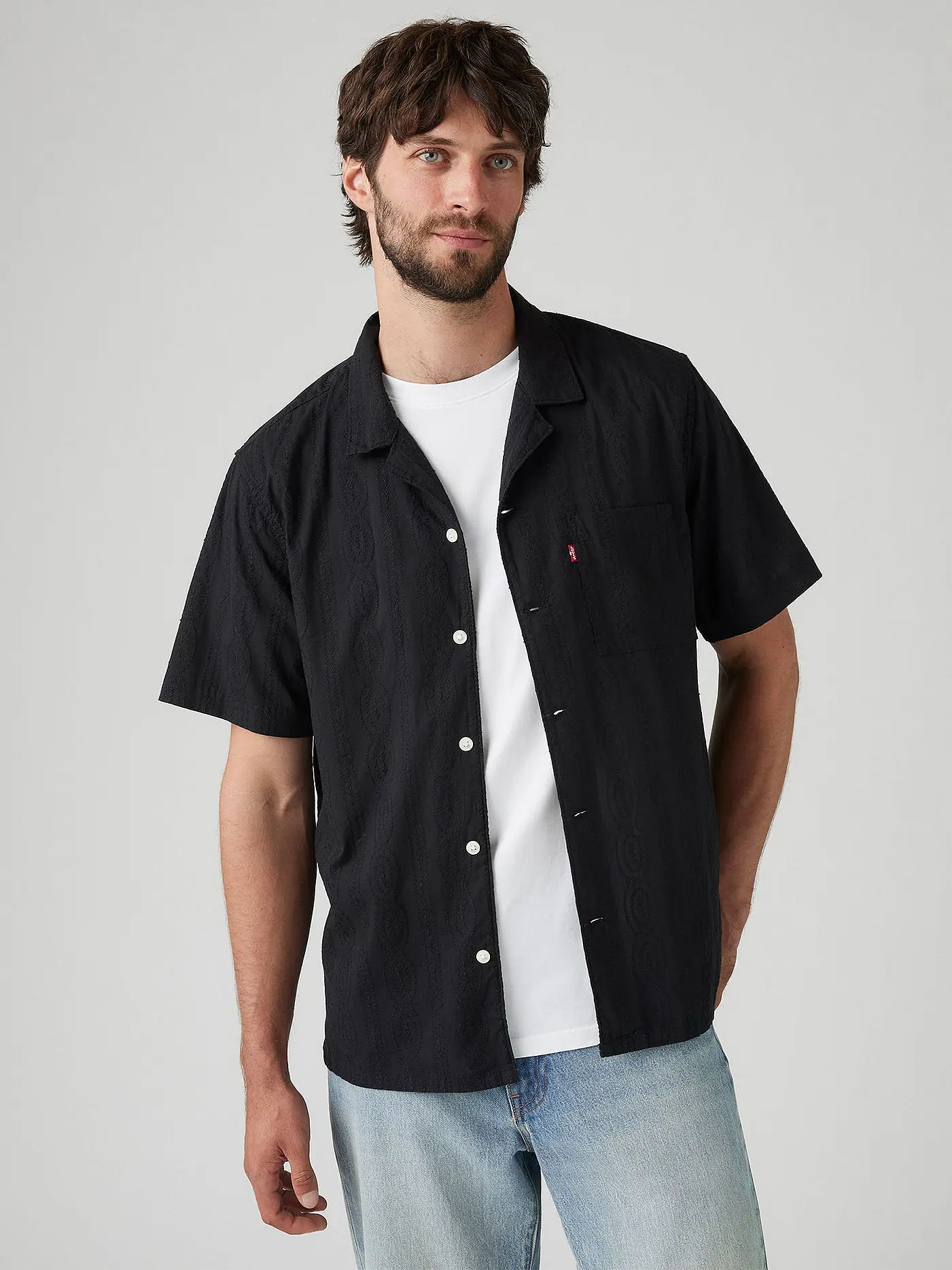 LEVI'S® | Hemd Regular Fit  | schwarz