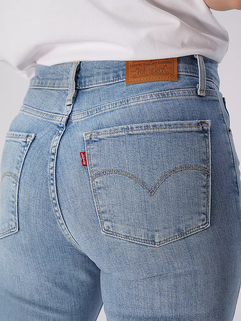 LEVI'S® | Highwaist Jeans Straight Fit 724 | schwarz