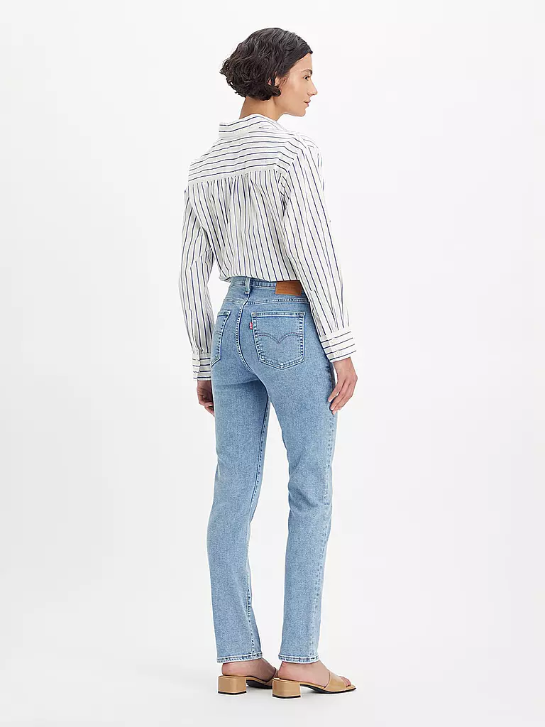 LEVI'S® | Highwaist Jeans Straight Fit 724 | schwarz