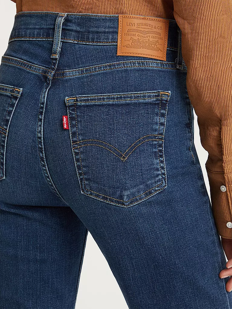 LEVI'S® | Highwaist Jeans Straight Fit 724 | schwarz