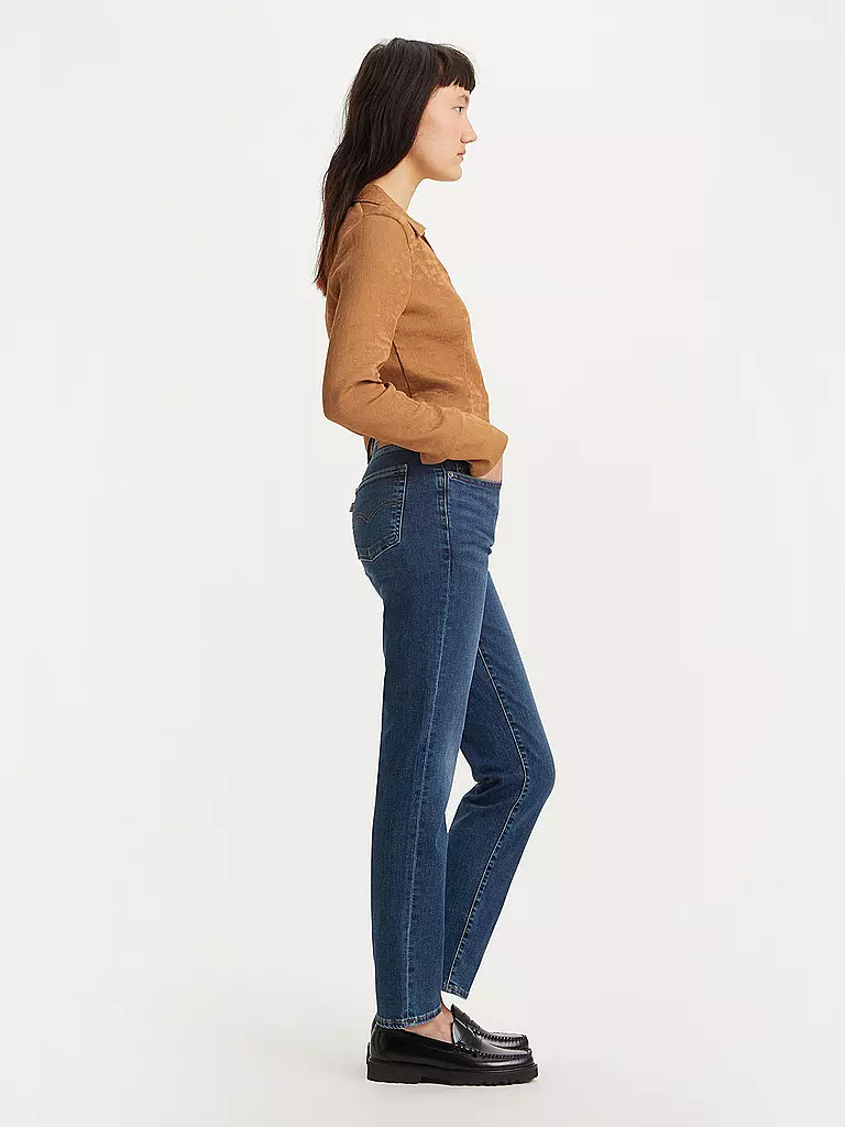 LEVI'S® | Highwaist Jeans Straight Fit 724 | blau