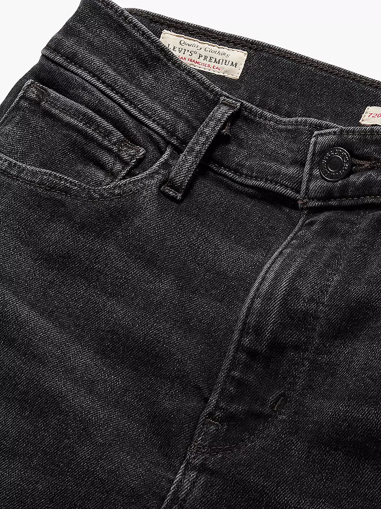 LEVI'S® | Highwiast Jeans 720 HIRISE SUPER SKINNY | schwarz