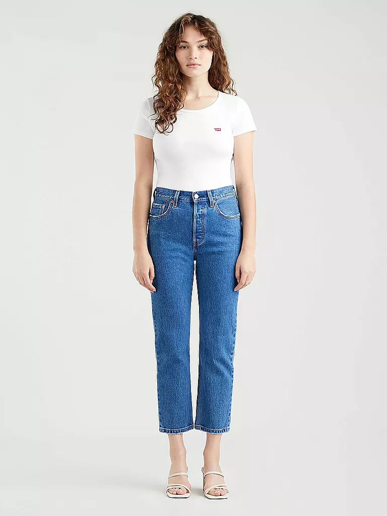 LEVI'S® | Jeans Mom Fit 501 7/8 | blau