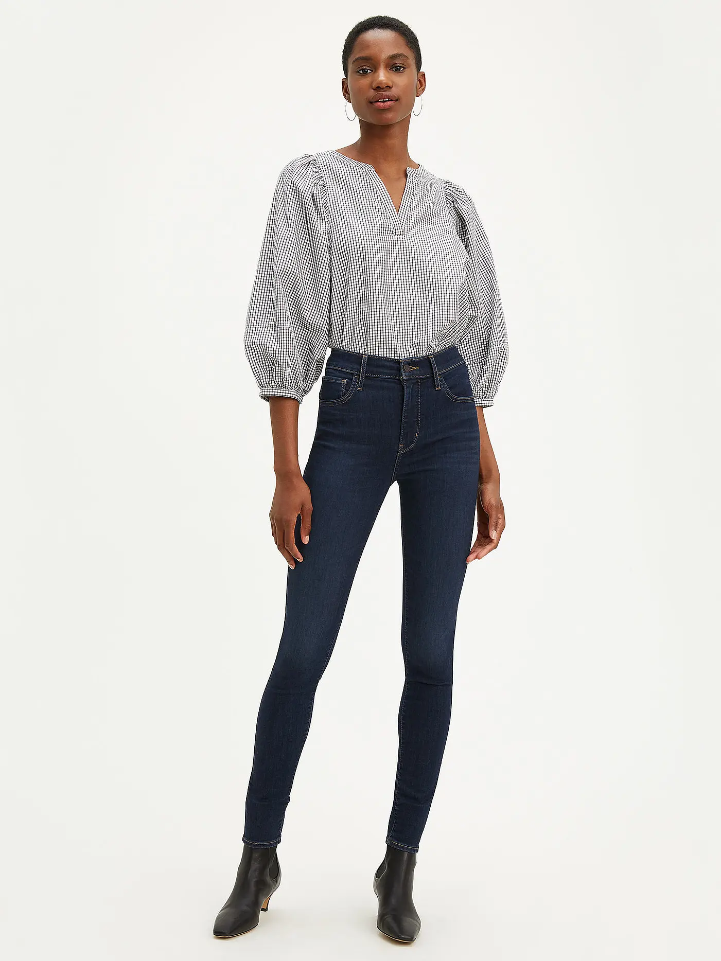 LEVI'S® | Jeans Super Skinny Fit Highwaist 720  | dunkelblau