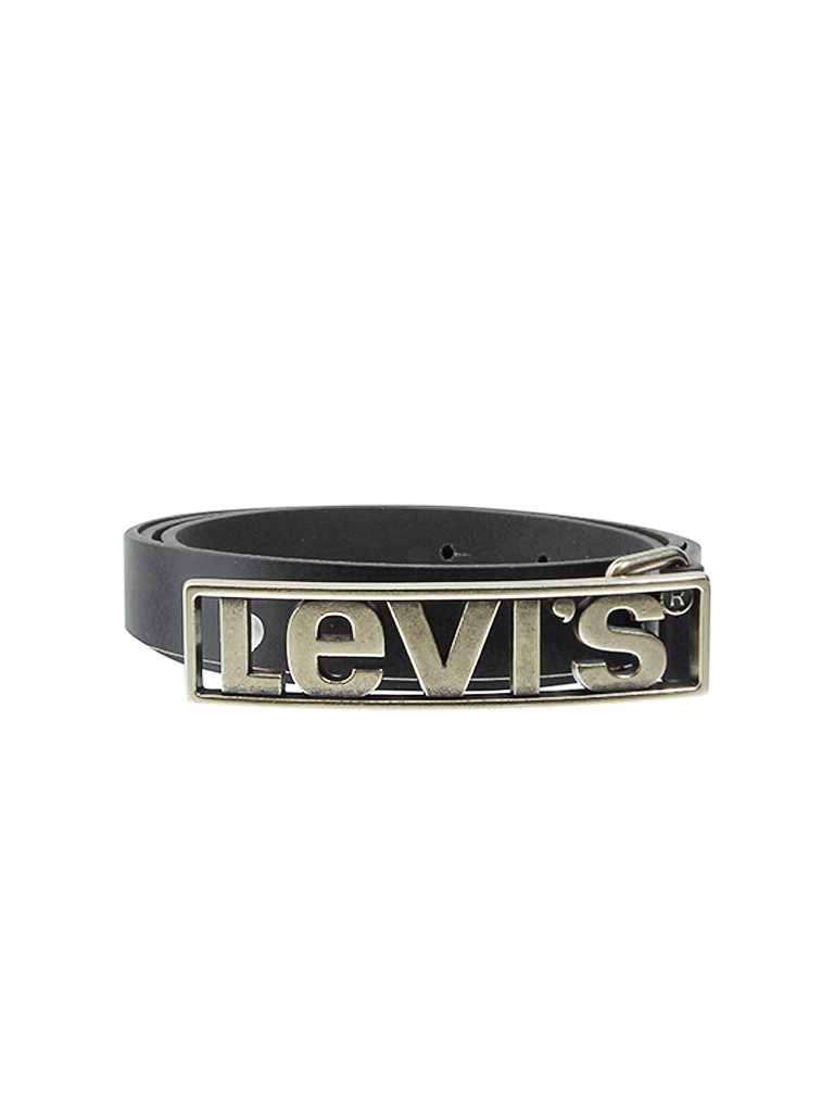 LEVI'S Ledergürtel schwarz | 80