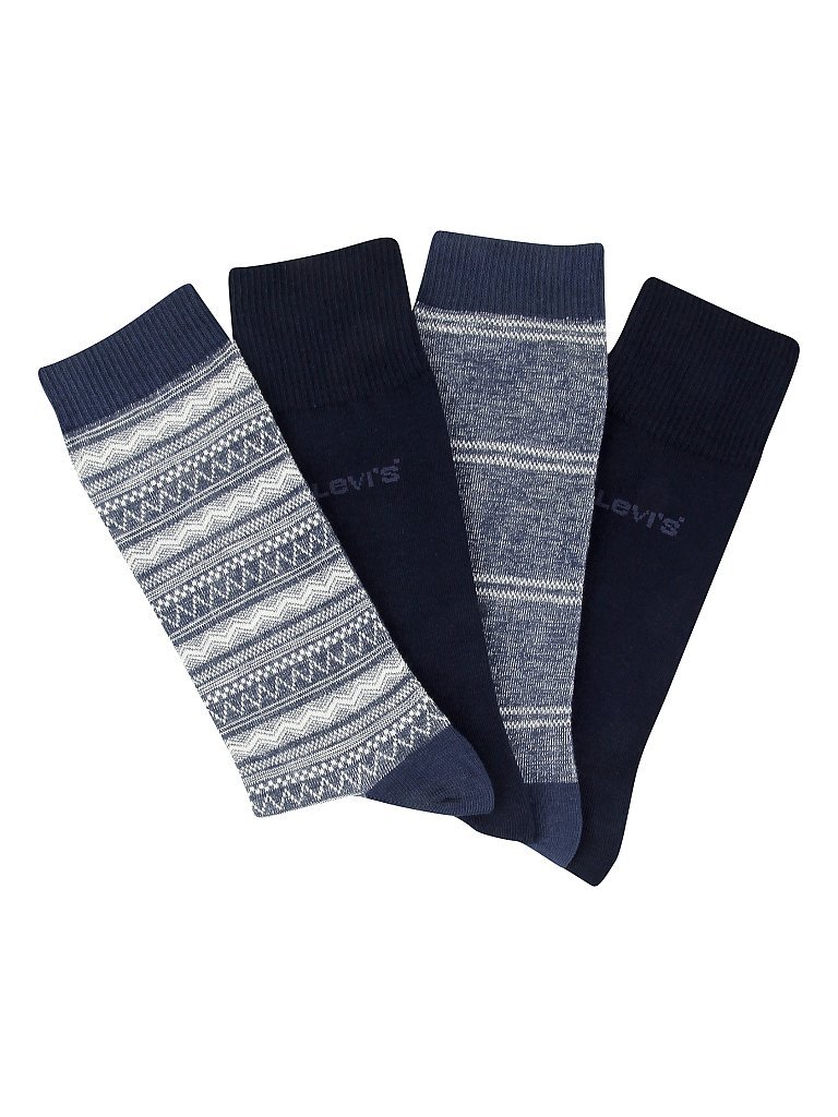 LEVI'S Socken 4er Pkg blau | 43-46