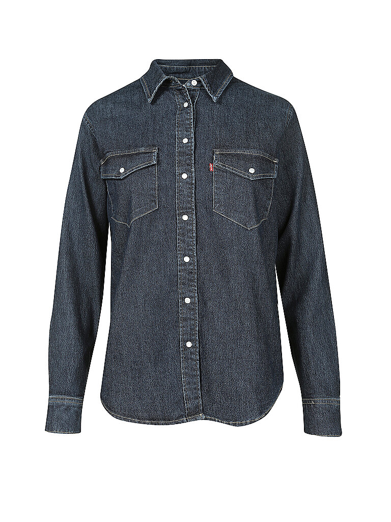LEVI'S Hemdbluse blau | S