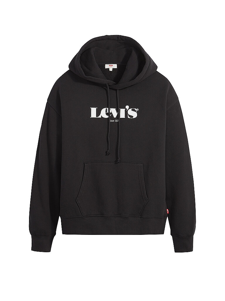 LEVI'S Kapuzensweater schwarz | S