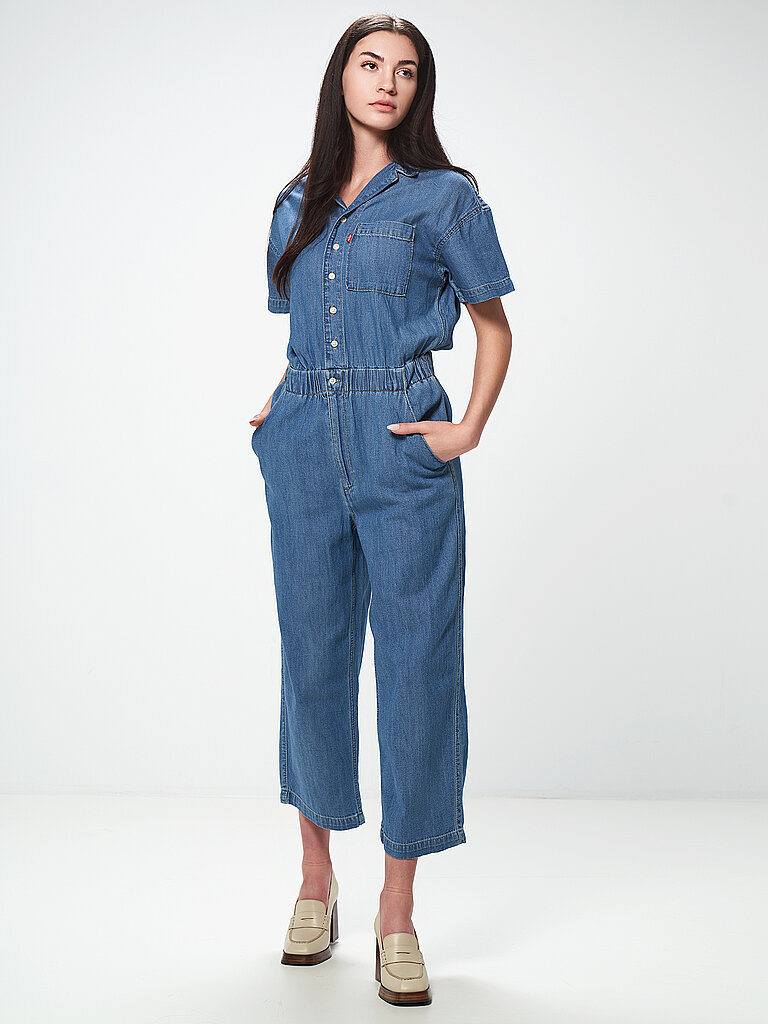 LEVI'S Jeans Jumpsuit blau | M