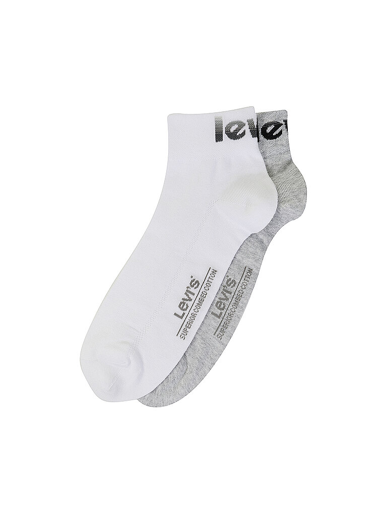LEVI'S Socken 2-er Pkg. grey combo grau | 39-42