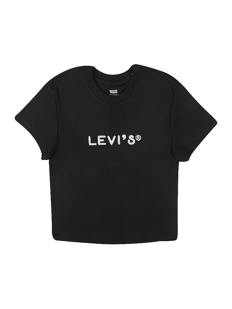 LEVI'S T-Shirt - Croptop schwarz | XXS