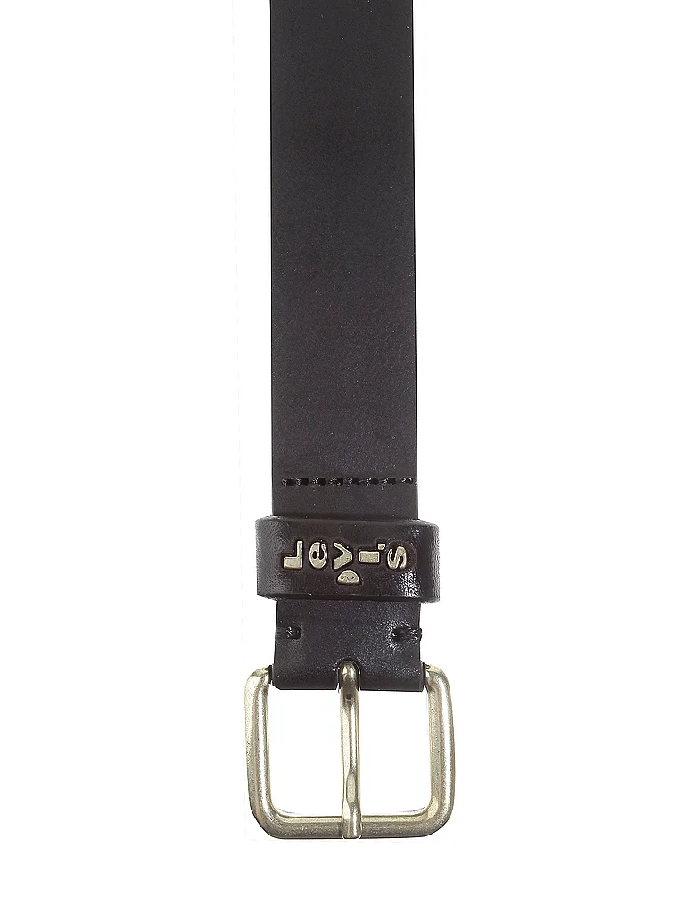 LEVI'S® Ledergürtel  schwarz | 70