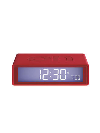 LEXON | Wecker FLIP+ 10x6,5cm Red