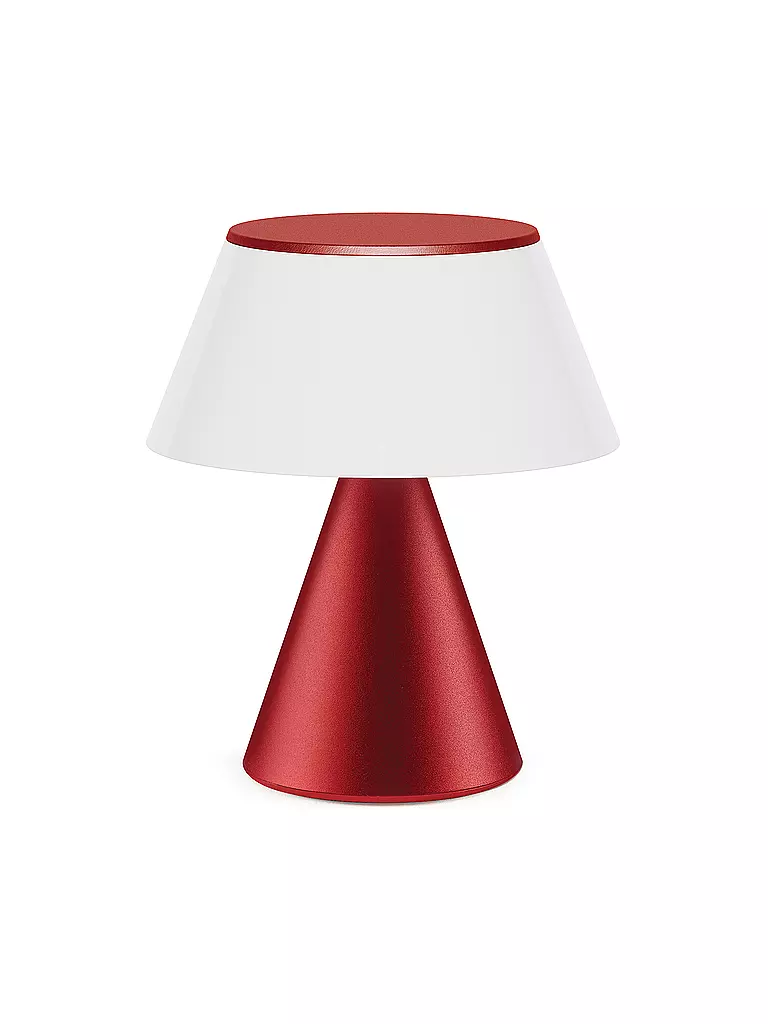 LEXON | LED Lampe LUMA M 10,8cm Dark Red | dunkelrot