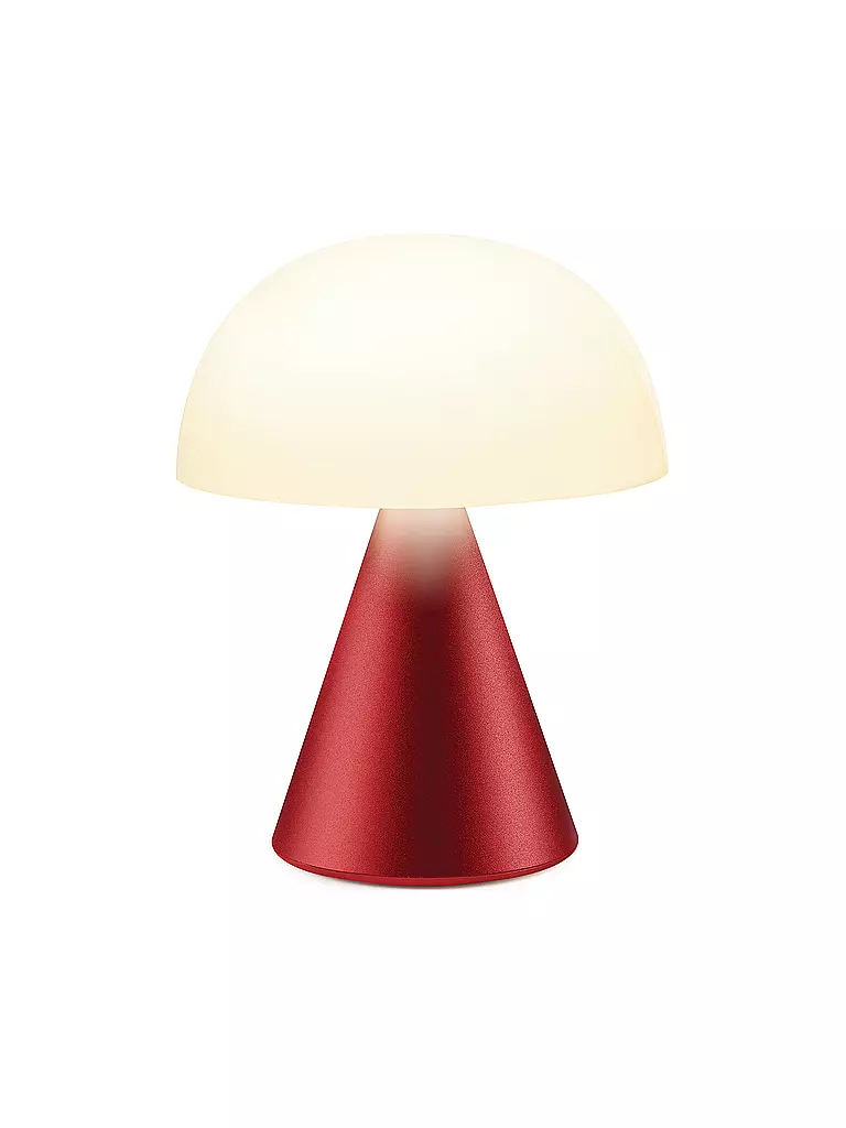 LEXON | LED Lampe MINA L 17cm Dark Red | dunkelrot
