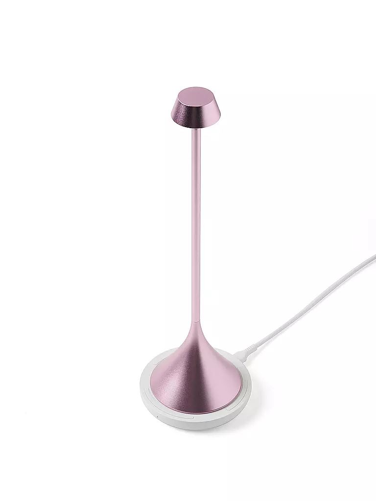 LEXON | LED Lampe STELI 28,6cm Light-Pink | rosa