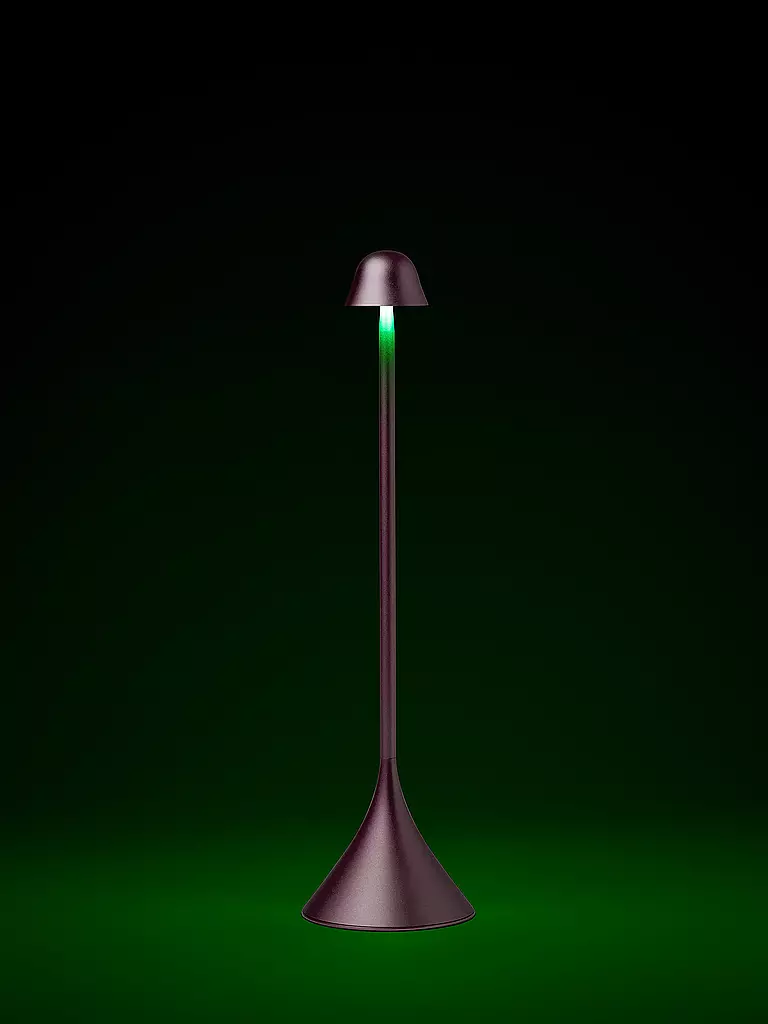 LEXON | LED Lampe STELI 28,6cm Light-Pink | hellblau