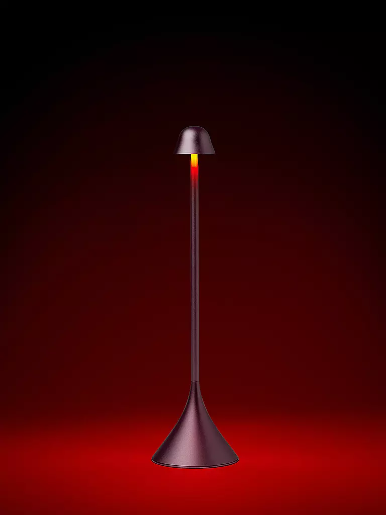 LEXON | LED Lampe STELI 28,6cm Light-Pink | hellblau