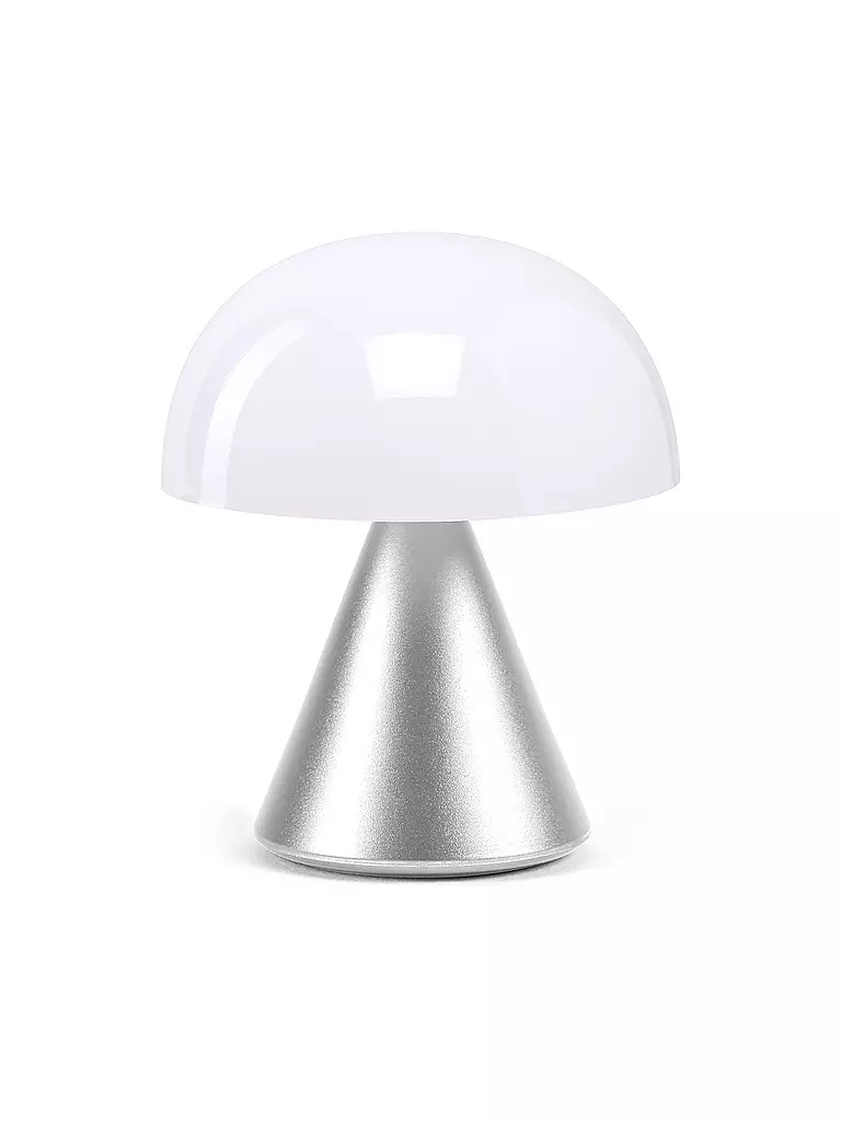 LEXON | Mini LED Lampe MINA 8,3cm Alu Finish | silber