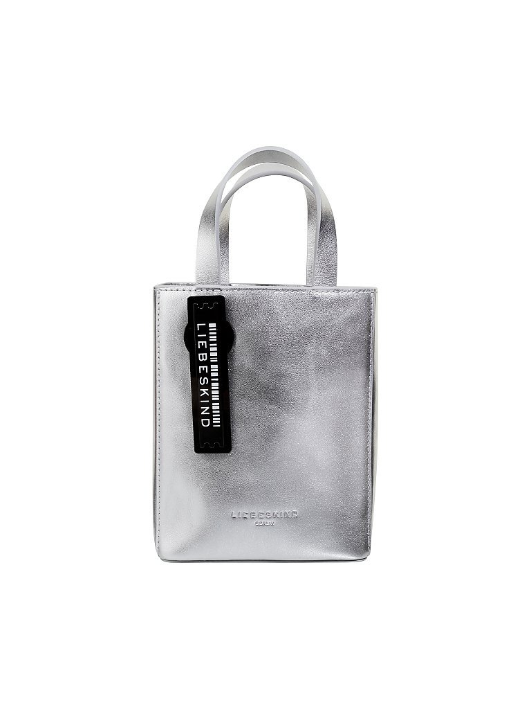LIEBESKIND BERLIN Ledertasche - Minibag silber