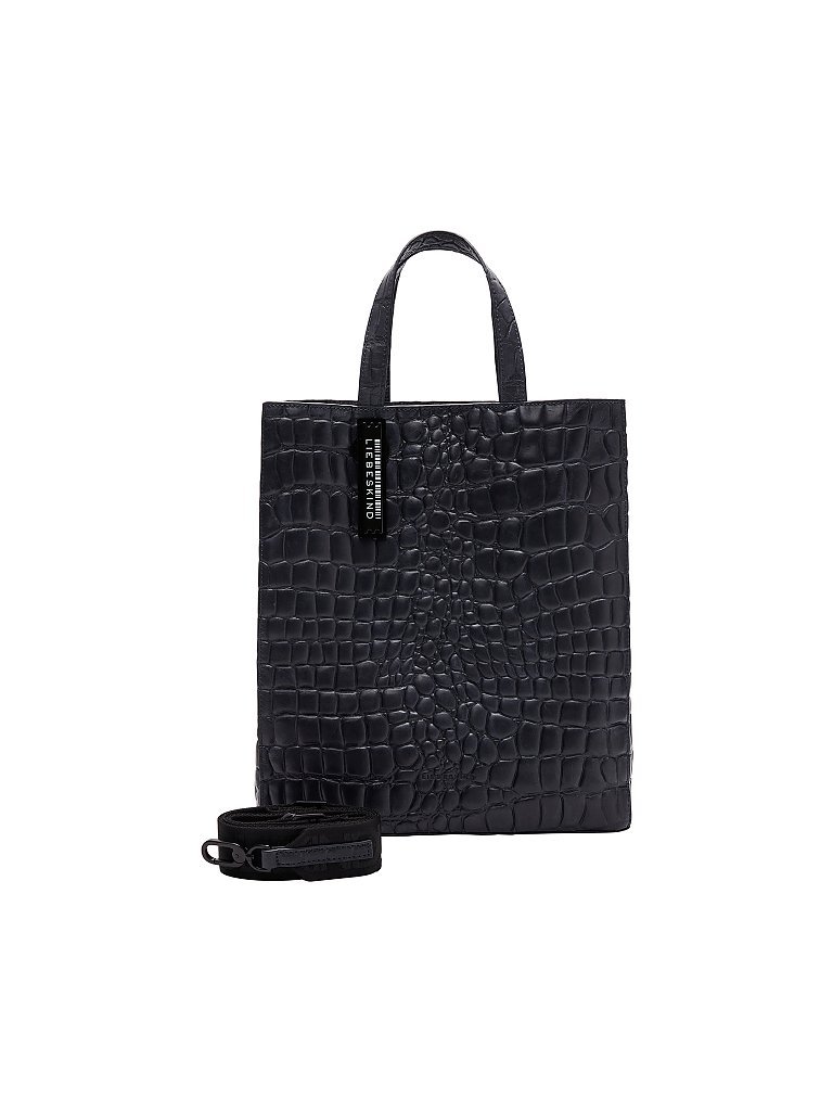 LIEBESKIND BERLIN Ledertasche - Shopper  schwarz