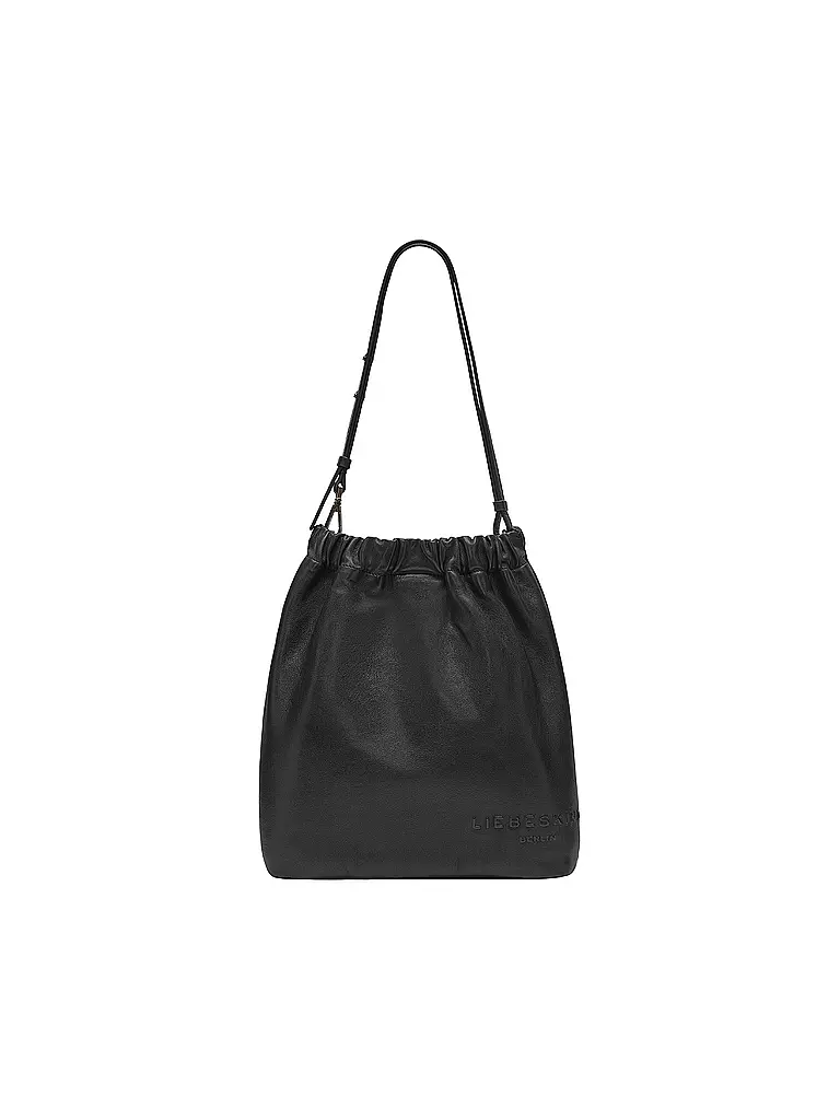 LIEBESKIND BERLIN | Ledertasche - Bucket Bag CLOUD Medium | schwarz