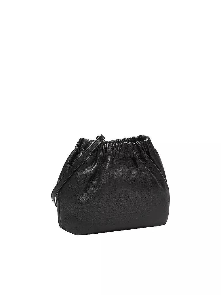 LIEBESKIND BERLIN | Ledertasche - Bucket Bag RUFFLE Small | hellgrün