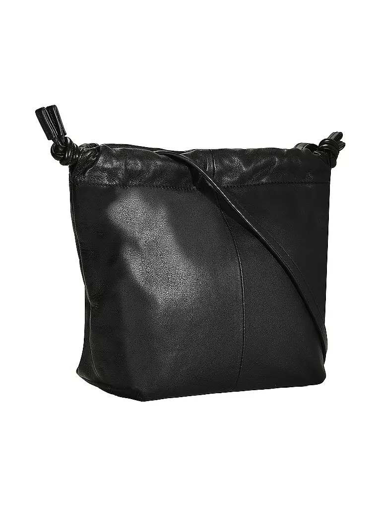 LIEBESKIND BERLIN | Ledertasche - Bucket Bag | schwarz