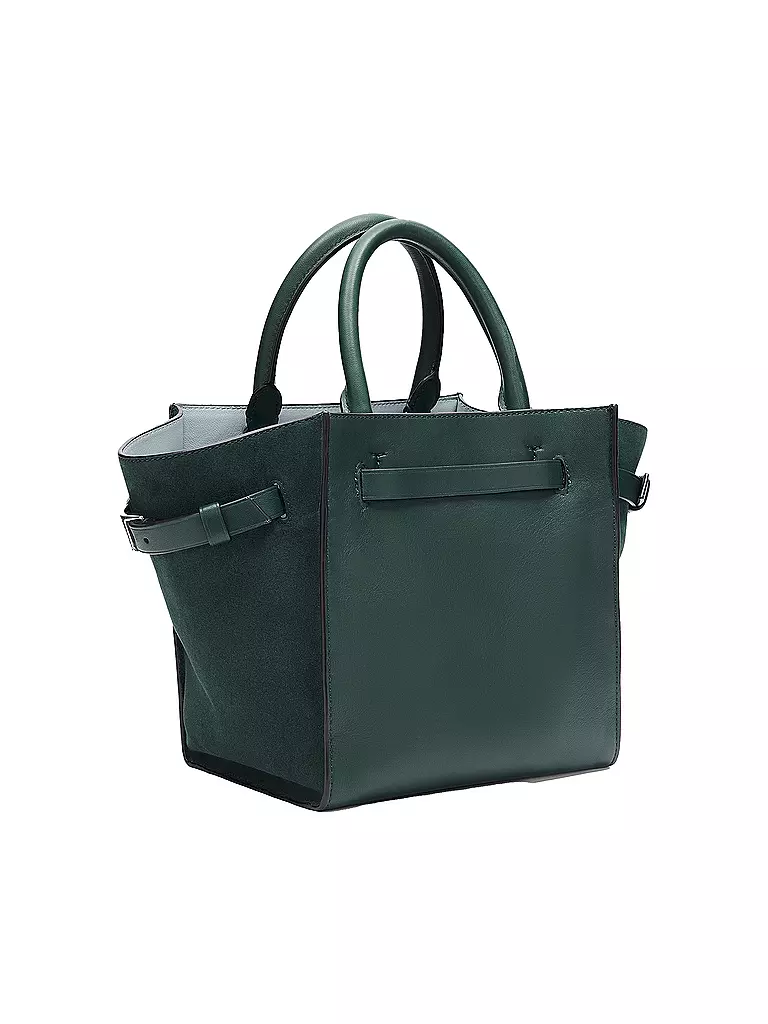 LIEBESKIND BERLIN | Ledertasche - Henkeltasche LORA Medium | dunkelgrün