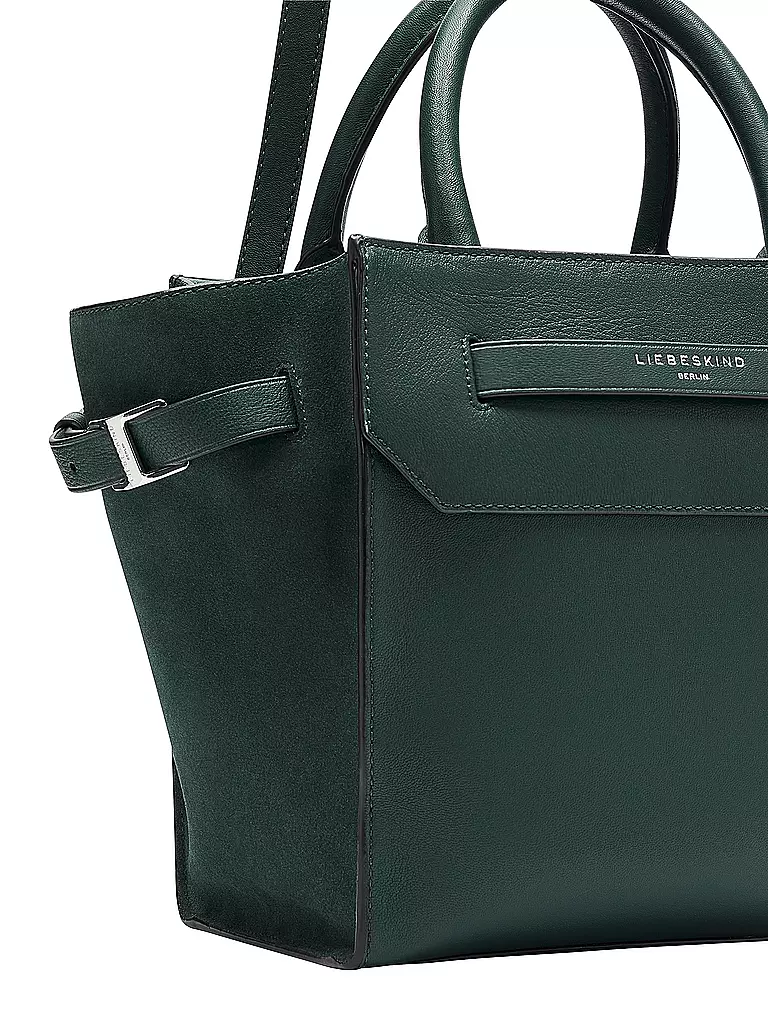 LIEBESKIND BERLIN | Ledertasche - Henkeltasche LORA Medium | dunkelgrün