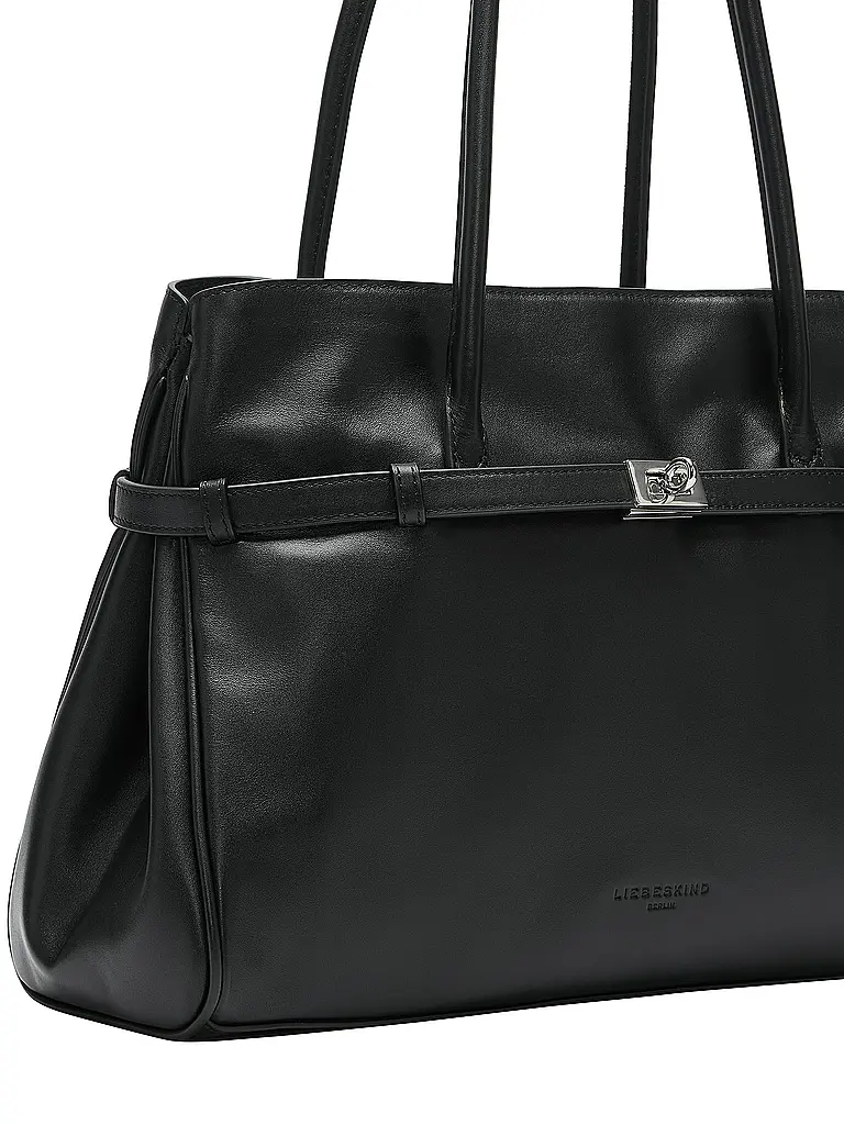 LIEBESKIND BERLIN | Ledertasche - Henkeltasche NORI Large | Schwarz