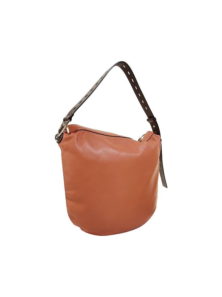 LIEBESKIND BERLIN | Ledertasche - Hobo "Dive" M | orange