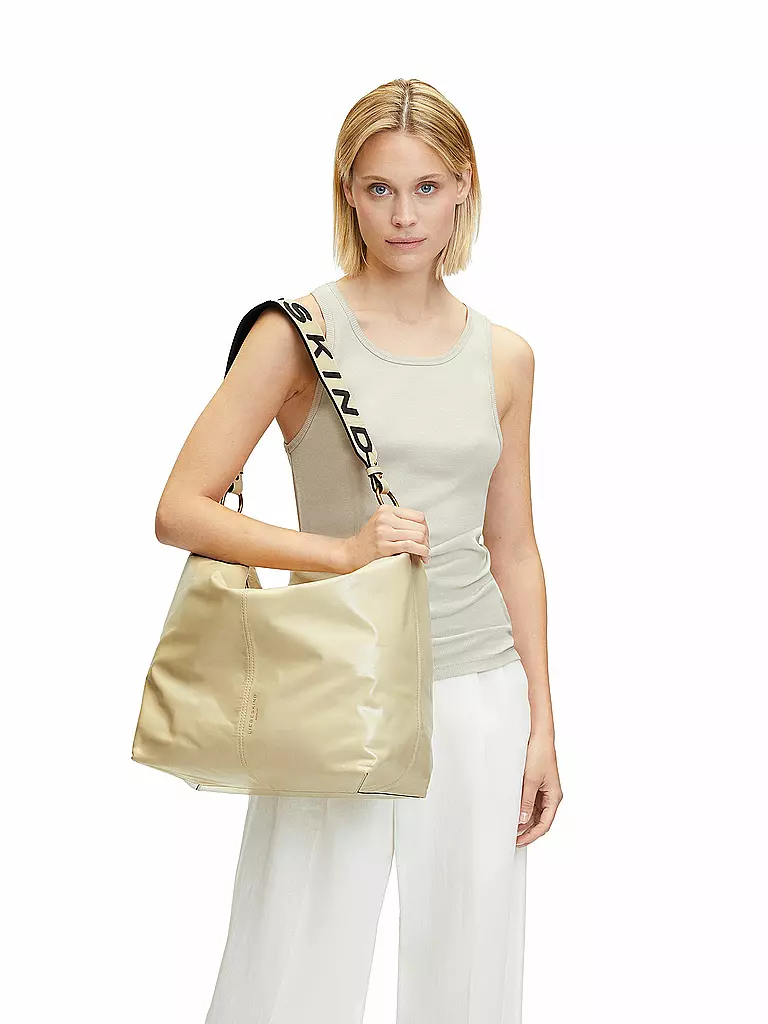 LIEBESKIND BERLIN | Ledertasche - Hobo AISSA Large | creme