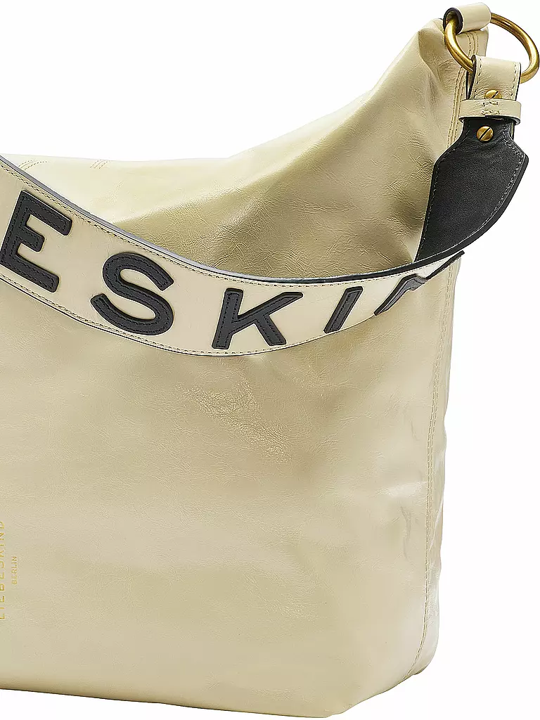 LIEBESKIND BERLIN | Ledertasche - Hobo AISSA Large | creme