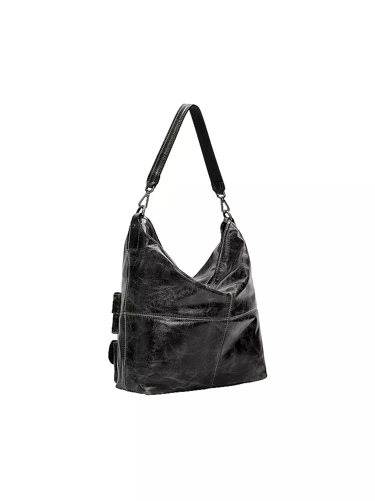 LIEBESKIND BERLIN | Ledertasche - Hobo ARCHIVE LK 204 Medium | schwarz