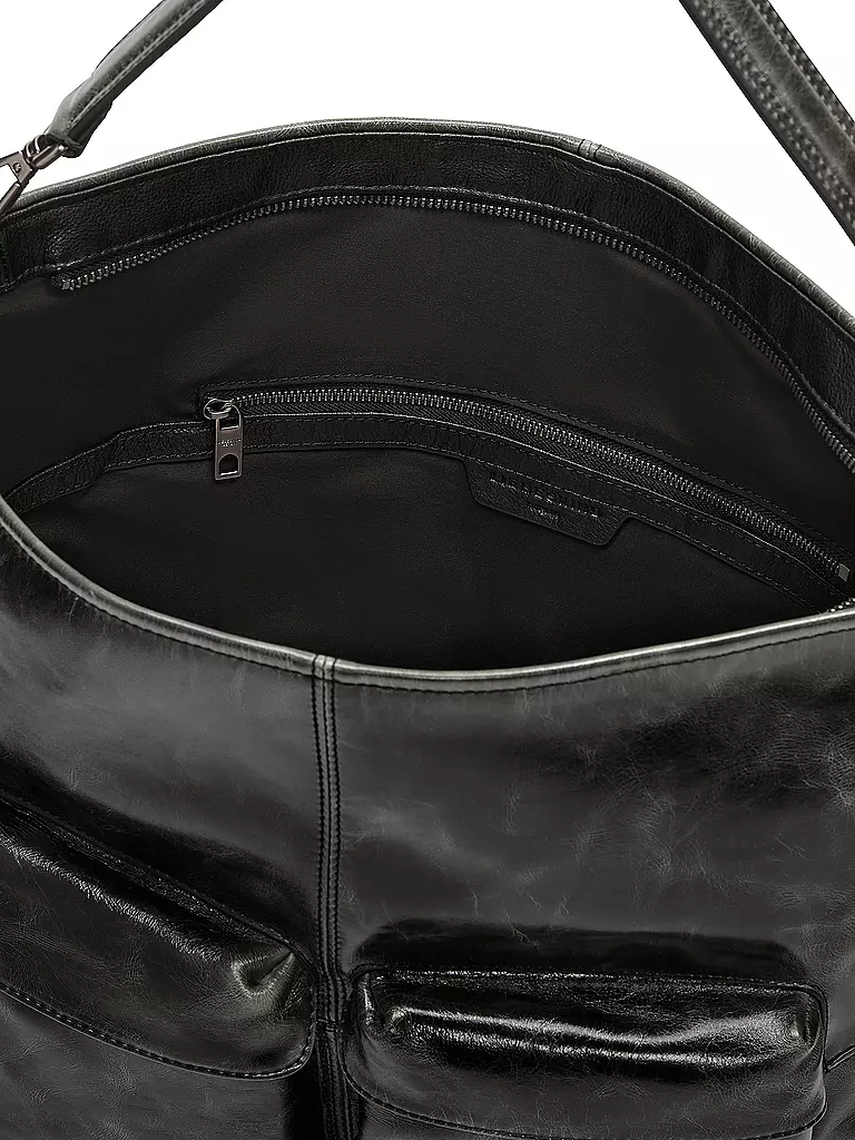 LIEBESKIND BERLIN | Ledertasche - Hobo ARCHIVE LK 204 Medium | schwarz