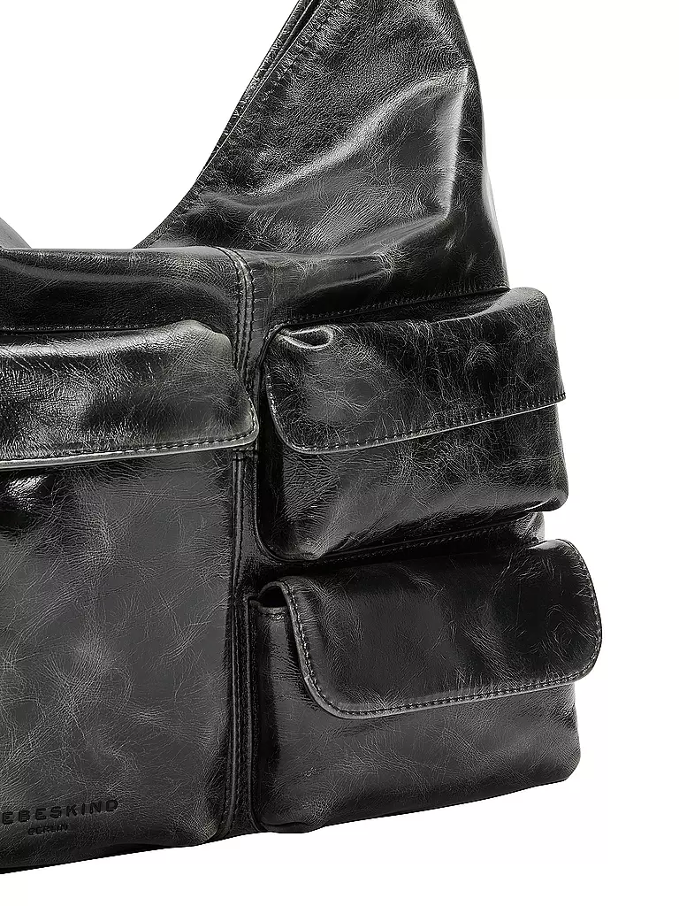 LIEBESKIND BERLIN | Ledertasche - Hobo ARCHIVE LK 204 Medium | schwarz