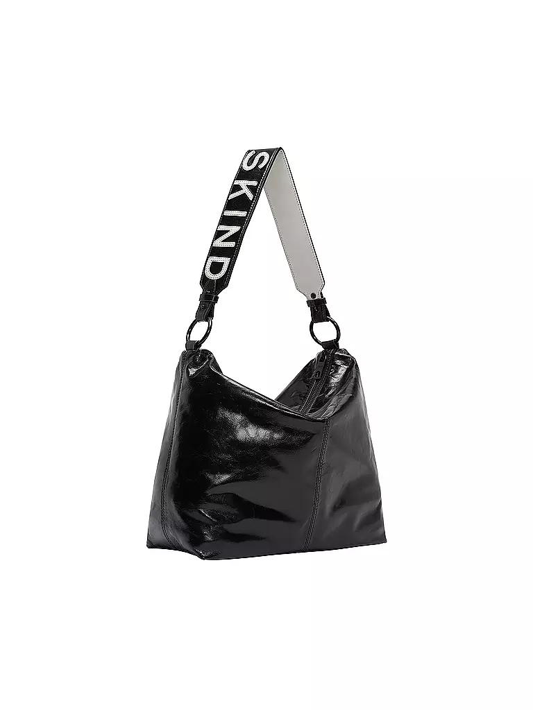 LIEBESKIND BERLIN | Ledertasche - Hobo Bag AISSA Medium | grau