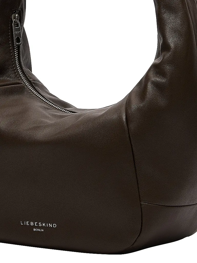 LIEBESKIND BERLIN | Ledertasche - Hobo Bag FARRAH Medium | Braun