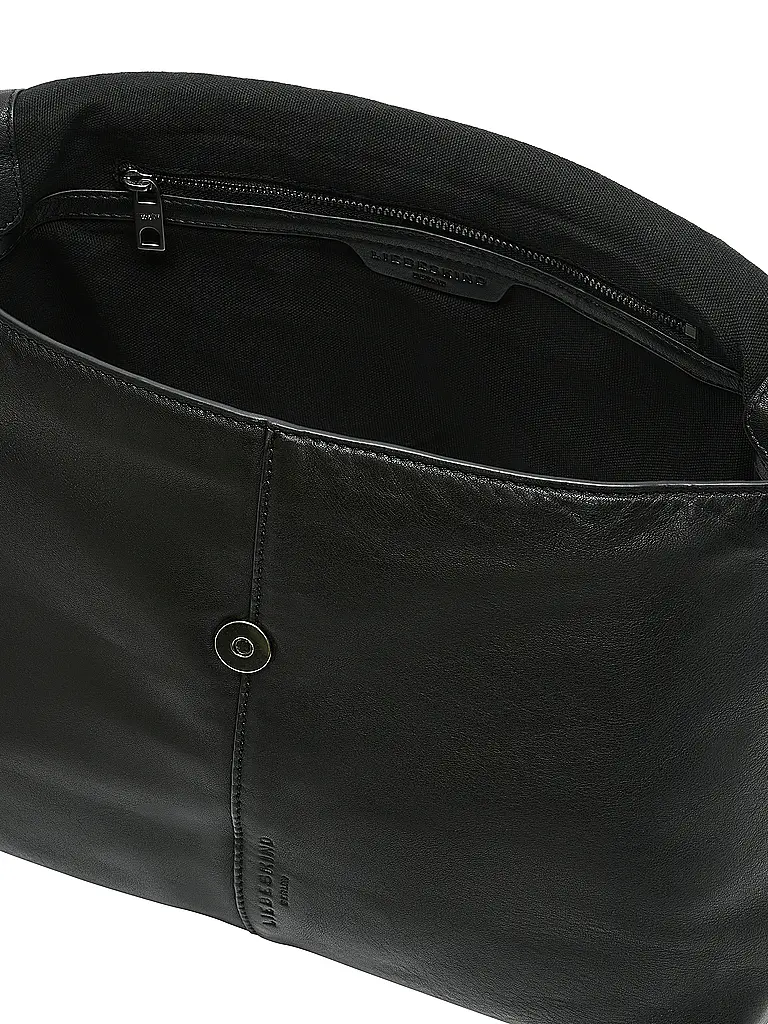 LIEBESKIND BERLIN | Ledertasche - Hobo Bag FIONA Medium | Schwarz