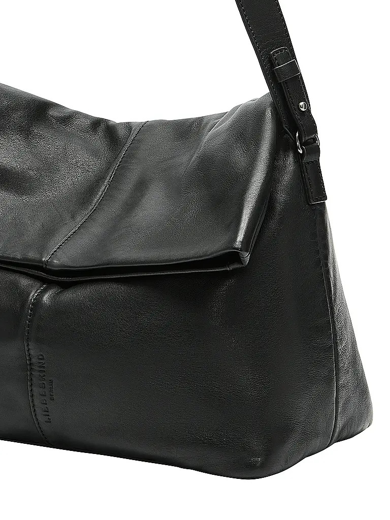 LIEBESKIND BERLIN | Ledertasche - Hobo Bag FIONA Medium | Schwarz