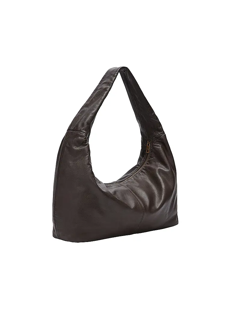 LIEBESKIND BERLIN | Ledertasche - Hobo Bag Large | Braun