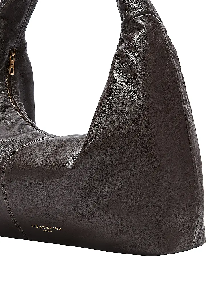 LIEBESKIND BERLIN | Ledertasche - Hobo Bag Large | Braun